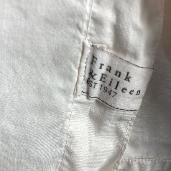 Frank & Eileen Womens S Preppy Pink Barry Tailored Button Up Shirt Top Coastal - Picture 5 of 9